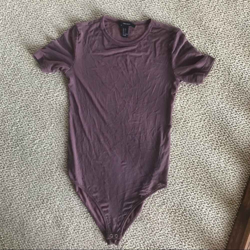 Purple Sheer Body Suit